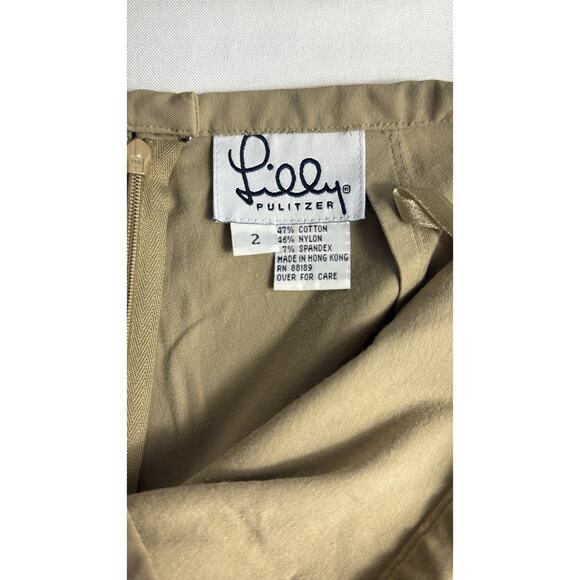 Lillypulitzer‎ Mid Rise khaki Pants Size 2 - Picture 3 of 4